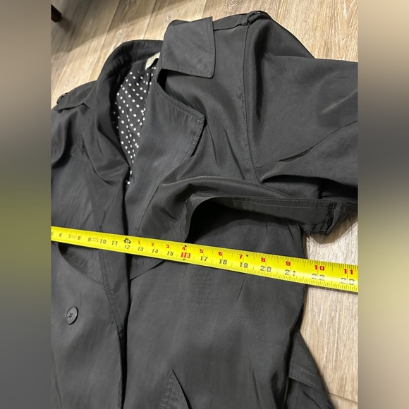 🛍️ Forecaster of Boston Black lightweight trench jacket size P7/8 - Picture 5 of 13